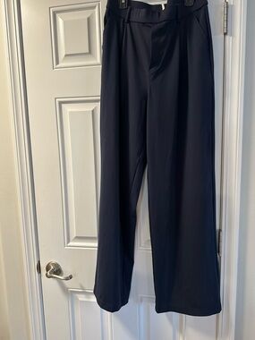 HALARA Dark Navy Wide-Leg Jogger Pants